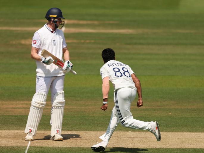 IND vs ENG Team India Squad Update Nitish Kumar Reddy Ruled Out Of The Series Arshdeep Singh Ruled Out Of Fourth Test Anshul Kamboj In Squad | IND vs ENG : टीम इंडियातील हा स्टार खेळाडू मालिकेतून 'आउट'; चौथ्या कसोटी आधी आली संघ बदलण्याची वेळ