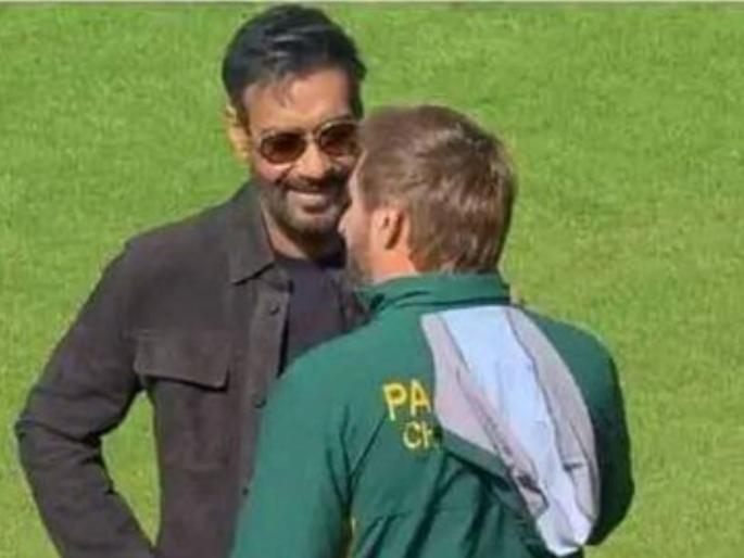 World Championship of Legends 2025 IND vs PAK Truth Behind Ajay Devgn's Meeting With Shahid Afridi In England As Pictures Go Viral | भारत-पाक मॅच रद्द; आफ्रिदीसोबत गप्पा मारताना दिसल्यामुळे अजय देवगण ट्रोल, जाणून घ्या त्यामागचं सत्य