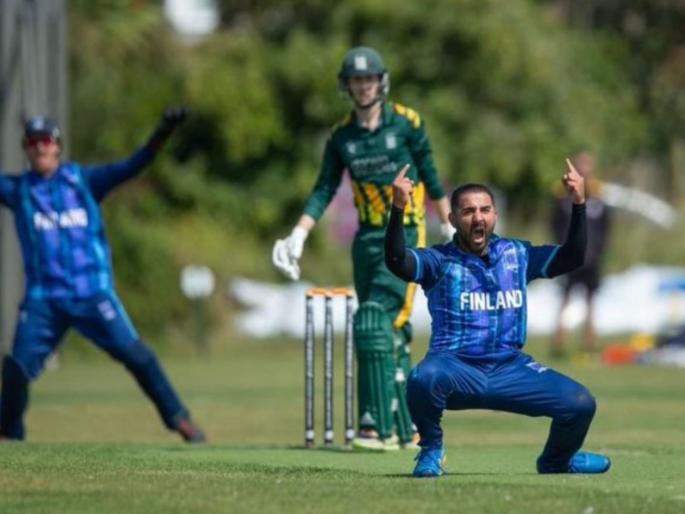 Mahesh Tambe Creates World Record To Pick Fastest Five Wicket Haul In T20I Against Estonia | T20I World Record : ८ चेंडूत ५ विकेट्स! 'लिंबू टिंबू' संघातील गोलंदाजानं सेट केला वर्ल्ड रेकॉर्ड
