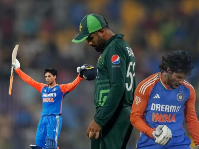 ICC Latest T20I Rankings Update Babar Azam Slips Indian Batters Dominance In Top Five See List | ICC T20I Rankings :पाक संघातून डच्चू मिळालेल्या बाबरला आणखी एक दणका; इथंही भारतीय बॅटरचा जलवा