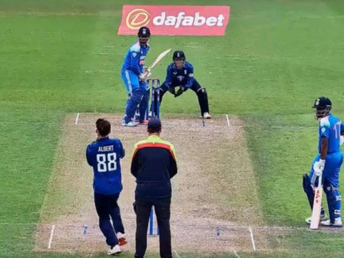 India U19 Crushed England U19 By 6 Wickets With 156 BallsRemaining In 1st Youth ODI Vaibhav Suryavanshi Better Than Andrew Flintoff Son Rocky | वैभव सूर्यंवशीच्या फटकेबाजीसमोर फिकी ठरली फ्लिंटॉफच्या लेकाची फिफ्टी! युवा टीम इंडियाची विजयी सलामी