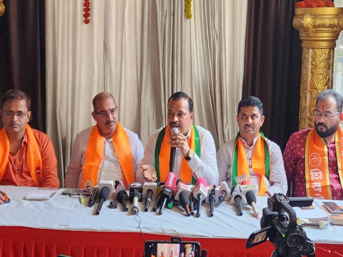 MLA Hitendra Thakur should apologize in case of allegations against guardian minister; BJP's warning | पालकमंत्र्यावर आरोप प्रकरणी आमदार हितेंद्र ठाकूर यांनी माफी मागावी; भाजपाचा इशारा MLA Hitendra Thakur should apologize in case of allegations against guardian minister; BJP's warning | पालकमंत्र्यावर आरोप प्रकरणी आमदार हितेंद्र ठाकूर यांनी माफी मागावी; भाजपाचा इशारा