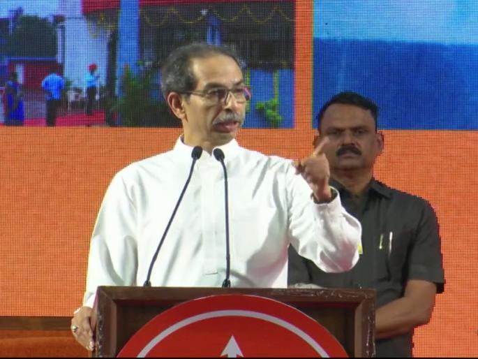 Uddhav Thackeray Speech: … So I stopped the Shiv Sainiks; Uddhav Thackeray spoke on possible bloodshed clash with Eknath Shinde Group | Uddhav Thackeray Speech: ... म्हणून मी शिवसैनिकांना थांबवले; संभाव्य रक्तपातावर उद्धव ठाकरे बोलले Uddhav Thackeray Speech: … So I stopped the Shiv Sainiks; Uddhav Thackeray spoke on possible bloodshed clash with Eknath Shinde Group | Uddhav Thackeray Speech: ... म्हणून मी शिवसैनिकांना थांबवले; संभाव्य रक्तपातावर उद्धव ठाकरे बोलले