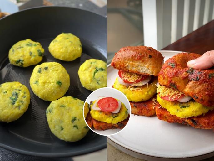 Special food for kids - fusion vada pav, very rich in taste, easy to make | लहान मुलांसाठी खास खाऊ - मसाला पाव म्हणा किंवा फ्यूजन वडापाव चवीला एकदमच भारी , करायलाही सोपा Special food for kids - fusion vada pav, very rich in taste, easy to make | लहान मुलांसाठी खास खाऊ - मसाला पाव म्हणा किंवा फ्यूजन वडापाव चवीला एकदमच भारी , करायलाही सोपा