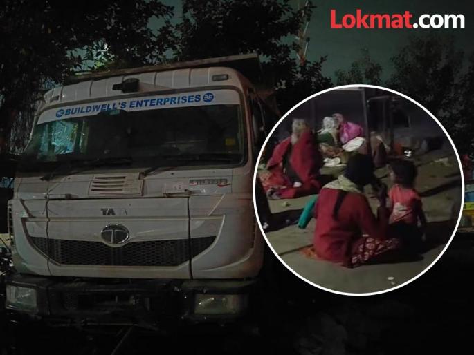 Due to lack of accommodation, people have to sleep on the pavement; The anguish of the relatives of those who died in the Wagholi accident | "राहण्याची सोय नसल्याने फुटपाथवर झोपावं लागतं", वाघोली अपघातातील मृतांच्या नातेवाईकांची व्यथा Due to lack of accommodation, people have to sleep on the pavement; The anguish of the relatives of those who died in the Wagholi accident | "राहण्याची सोय नसल्याने फुटपाथवर झोपावं लागतं", वाघोली अपघातातील मृतांच्या नातेवाईकांची व्यथा