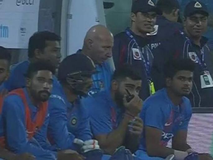 Violation of rules not being used by walkie-talkie, | विराटने आयसीसीच्या नियमांचे उल्लंघन केले नाही, नियमाला धरुन वापरला वॉकी-टॉकी