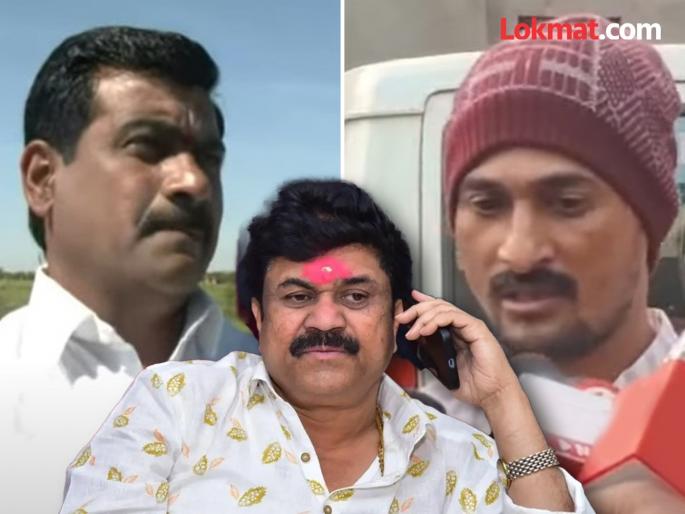 met walmik Karad in custody Former Sarpanch clarification | CID कोठडीत वाल्मीक कराडला भेटला? धनंजय देशमुखांना अरेरावी?; माजी सरपंच म्हणाला...  met walmik Karad in custody Former Sarpanch clarification | CID कोठडीत वाल्मीक कराडला भेटला? धनंजय देशमुखांना अरेरावी?; माजी सरपंच म्हणाला...