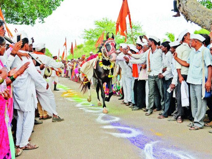 Chantyas in the Warkaras | रिंगण सोहळ्यांनी वारकऱ्यांमध्ये चैतन्य Chantyas in the Warkaras | रिंगण सोहळ्यांनी वारकऱ्यांमध्ये चैतन्य