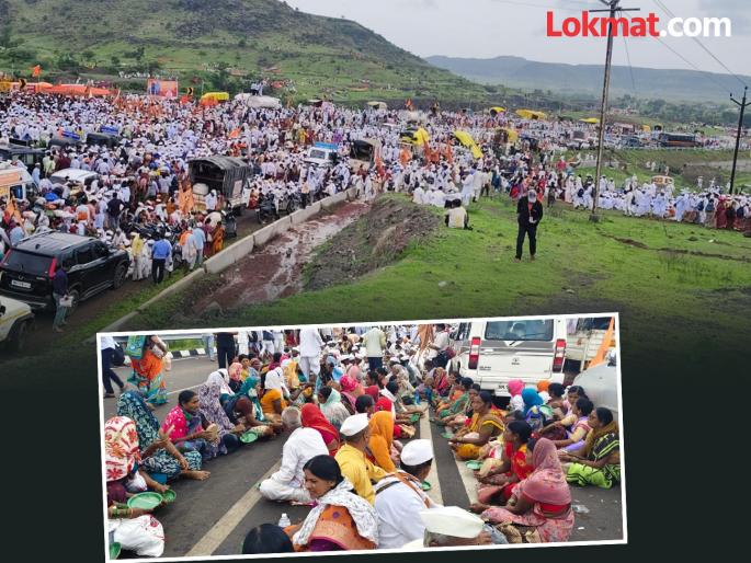 Ashadhi Wari 2025 After breakfast at Daudj Pass, the procession headed towards Walhaya. | Ashadhi Wari 2025:कांदा मुळा भाजी । अवघी विठाबाई माझी ।। दौडज खिंडीतील न्याहारीनंतर सोहळा वाल्हयाकडे मार्गस्थ