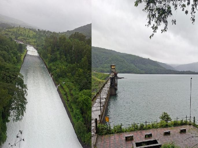 Continuous rain in Sangli district, discharge from Warna dam begins | सांगली जिल्ह्यात पावसाची संततधार, वारणा धरणातून विसर्ग सुरु