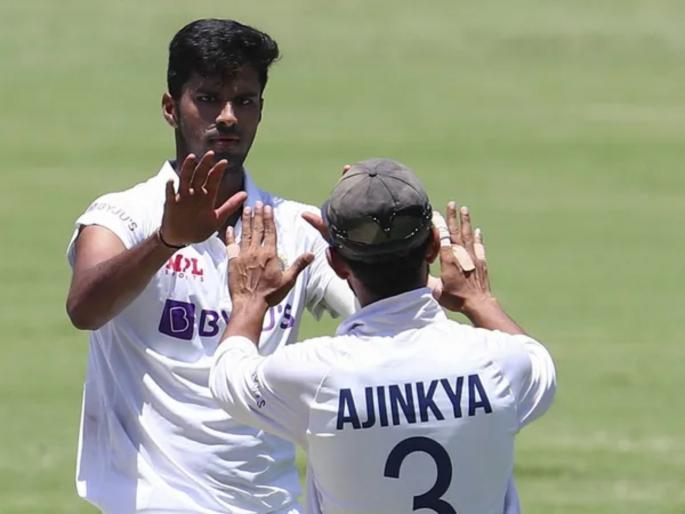 IND vs ENG : Fans left perplexed as Washington Sundar fields for County XI against India despite injuring his finger | IND vs ENG : इंग्लंड दौऱ्यावरून माघार घेणाऱ्या वॉशिंग्टन सुंदरची दुखापत खरी की खोटी?; त्याचं वागणं पाहून कुणालाही पडेल हा प्रश्न