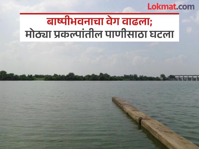 Water Scarcity looms! Water evaporation rate in Nanded-Parbhani-Hingoli districts reaches 66.60 dalghami in a week | टंचाईचे सावट! नांदेड-परभणी-हिंगोली जिल्ह्यांत आठवड्यात ६६.६० दलघमीने पाण्याचे बाष्पीभवन Water Scarcity looms! Water evaporation rate in Nanded-Parbhani-Hingoli districts reaches 66.60 dalghami in a week | टंचाईचे सावट! नांदेड-परभणी-हिंगोली जिल्ह्यांत आठवड्यात ६६.६० दलघमीने पाण्याचे बाष्पीभवन