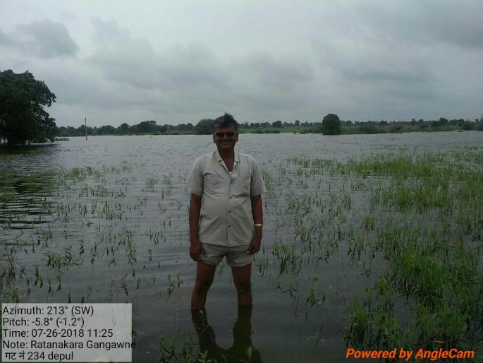 dam water in Umra, Depul's 40 farmers' fields entered | उमरा, देपुळच्या ४० शेतकऱ्यांच्या शेतात वारा धरणाचे अतिरिक्त पाणी घुसले dam water in Umra, Depul's 40 farmers' fields entered | उमरा, देपुळच्या ४० शेतकऱ्यांच्या शेतात वारा धरणाचे अतिरिक्त पाणी घुसले