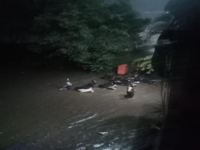 Labor and dreams washed away in the rain water; Entrepreneurs in Bhosari MIDC heartbroken | पावसाच्या पाण्यात वाहून गेले श्रम अन् स्वप्ने; भोसरी एमआयडीसीतील उद्योजक हवालदिल