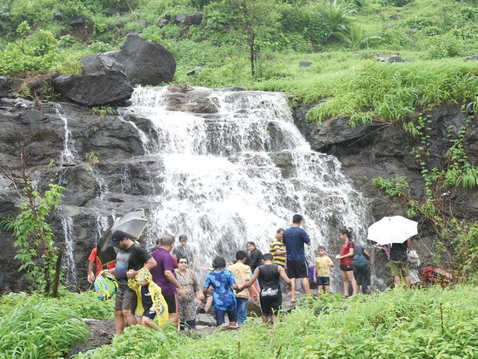 Waterfalls are becoming dangerous | धबधबे ठरत आहेत धोकादायक; बंदी आदेशाचे उल्लंघन Waterfalls are becoming dangerous | धबधबे ठरत आहेत धोकादायक; बंदी आदेशाचे उल्लंघन