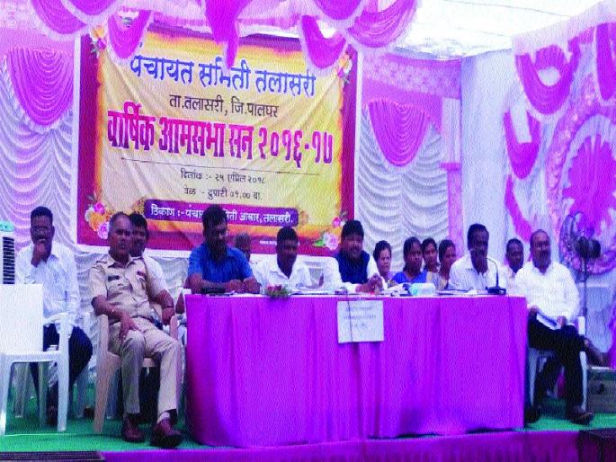 Expansion to the general elections | आमसभेत विकासाला फाटा Expansion to the general elections | आमसभेत विकासाला फाटा