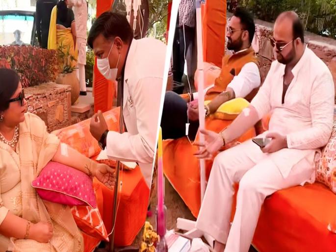 Wedding guests are given injections; Where did this new trend start in India? | लग्नातील पाहुण्यांना दिले जाते इंजेक्शन; भारतात कुठून सुरू झाला हा नवीन ट्रेंड?