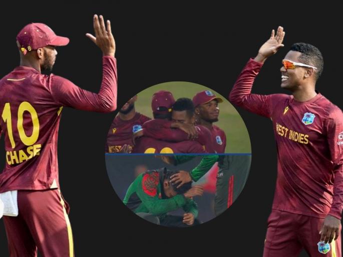 BAN vs WI 2nd ODI West Indies Beat Bangladesh In Super Over After Spin Fest To Level ODI Series | WI vs BAN Super Over : ९ चेंडूंची सुपर ओव्हर! ३ फुकटच्या धावा; तरी वेस्ट इंडिजसमोर बांगलादेशची फजिती