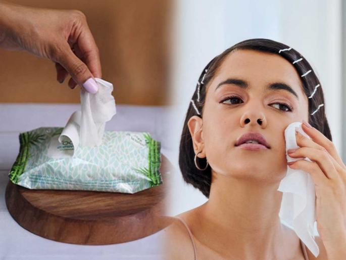 How wet wipes damage skin and cause dryness and wrinkles Makeup removal mistakes women must avoid for healthy skin Best methods to remove makeup without harming the skin | वेट वाइप्समुळे त्वचा खराब- सुरकुत्या? मेकअप रिमूव्ह करताना 'या' चुका टाळा- त्वचेचा कोरडेपणा होईल कमी