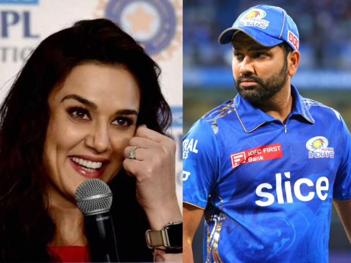 What did pbks owner Preity Zinta say about MI Rohit Sharma for ipl auction | "तर मी जीवाची बाजी लावेन.."; MI च्या रोहित शर्माबद्दल पंजाबची मालकीण प्रिती झिंटा असं काय म्हणाली? What did pbks owner Preity Zinta say about MI Rohit Sharma for ipl auction | "तर मी जीवाची बाजी लावेन.."; MI च्या रोहित शर्माबद्दल पंजाबची मालकीण प्रिती झिंटा असं काय म्हणाली?