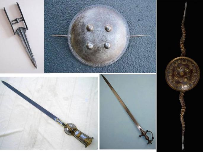'Panchahyatri' Mavale; 'This was' the five principal weapons of Shiva's army | 'पंचहत्यारी' मावळे; 'ही' होती शिवरायांच्या सैन्यातील पाच प्रमुख शस्त्रं 'Panchahyatri' Mavale; 'This was' the five principal weapons of Shiva's army | 'पंचहत्यारी' मावळे; 'ही' होती शिवरायांच्या सैन्यातील पाच प्रमुख शस्त्रं