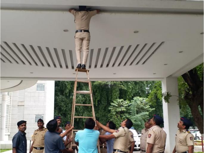 police help pigon to escape | खाकीतील भूतदया police help pigon to escape | खाकीतील भूतदया