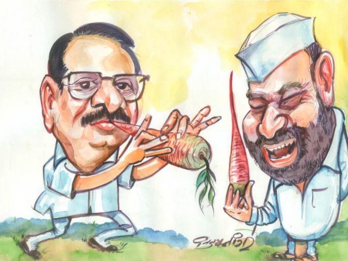 politics between deshmukhs in solapur district | गाजराची पुंगी !