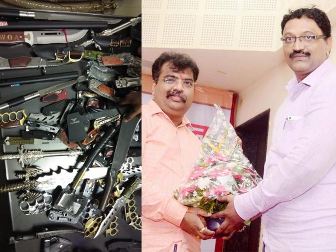 Shocking The BJP office bearer took the weapons from the Crawford market | धक्कादायक! भाजपाच्या पदाधिकाऱ्याने शस्त्रे घेतली होती क्रॉफर्ड मार्केटमधून Shocking The BJP office bearer took the weapons from the Crawford market | धक्कादायक! भाजपाच्या पदाधिकाऱ्याने शस्त्रे घेतली होती क्रॉफर्ड मार्केटमधून