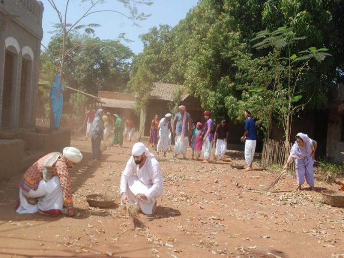 Cleaning Campaign on set of mere sai | मेरे साईच्या सेटवर स्वच्छता मोहीम Cleaning Campaign on set of mere sai | मेरे साईच्या सेटवर स्वच्छता मोहीम