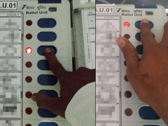 voters shoot facebook LIVE, clicking photos of Voting | Video: 'दादा, हे बघा तुम्हालाच मत दिलं'; राष्ट्रवादीच्या कार्यकर्त्याकडून मतदानाचं FB LIVE voters shoot facebook LIVE, clicking photos of Voting | Video: 'दादा, हे बघा तुम्हालाच मत दिलं'; राष्ट्रवादीच्या कार्यकर्त्याकडून मतदानाचं FB LIVE