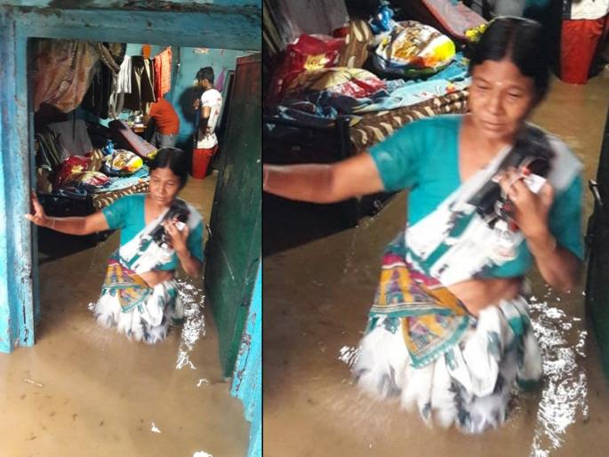 Maharashtra Rain Updates : heavy rain in bonsari village in navi mumbai | Maharashtra Rain Updates : बोनसरी गावात पूरसदृश्य परिस्थिती, जनजीवन विस्कळीत