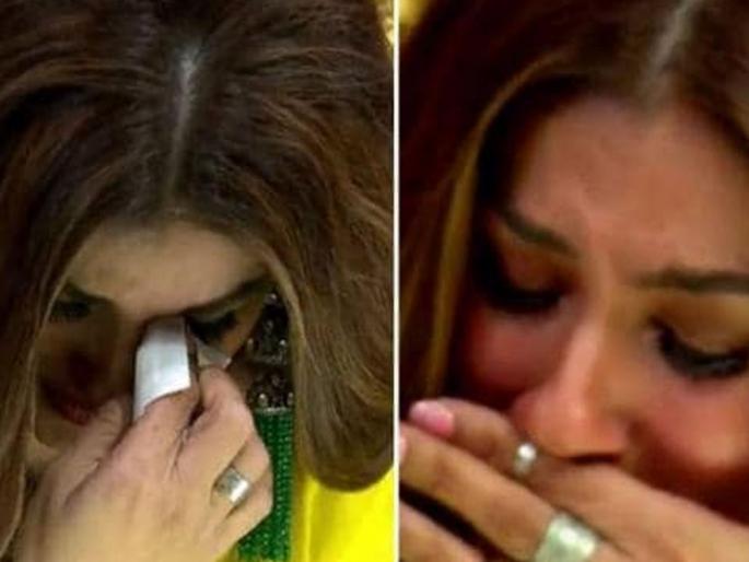 Raveena tandon cries on nach baliye set before urvashi dholakia anuj sachdeva farewell | नच बलिये 9: सेटवरच ढसाढसा रडली रवीना टंडन, स्पर्धकांची मागावी लागली माफी?
