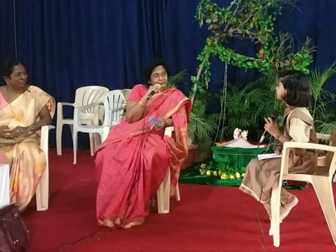 Interview of Principal by the student | चिमुकल्या विद्यार्थिनीने घेतली मुख्याध्यापकांची मुलाखत Interview of Principal by the student | चिमुकल्या विद्यार्थिनीने घेतली मुख्याध्यापकांची मुलाखत