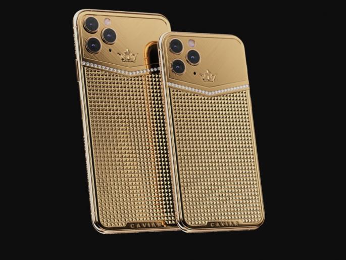caviar customizes iphone 11 pro with gold and diamond removes square camera setup | सोने, हिरेजडीत iPhone 11 Pro लाँच; किंमत ऐकून डोळे चक्रावतील caviar customizes iphone 11 pro with gold and diamond removes square camera setup | सोने, हिरेजडीत iPhone 11 Pro लाँच; किंमत ऐकून डोळे चक्रावतील