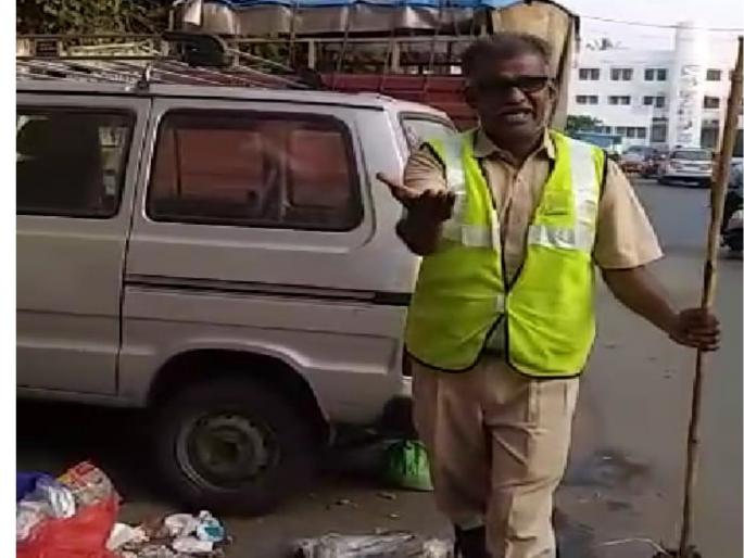the person who crate song on garbage is going to be cleanliness idol | कचऱ्यावर गाणं करणारा हाेणार स्वच्छता दूत the person who crate song on garbage is going to be cleanliness idol | कचऱ्यावर गाणं करणारा हाेणार स्वच्छता दूत