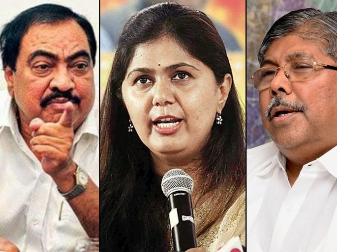 If you take action against the party, you will not sin; Chandrakant Patil warning to Khadse-Pankaja Munde | पक्षविरोधी कारवाया कराल तर गय करणार नाही; चंद्रकांत पाटलांचा खडसे-पंकजा मुंडेंना इशारा If you take action against the party, you will not sin; Chandrakant Patil warning to Khadse-Pankaja Munde | पक्षविरोधी कारवाया कराल तर गय करणार नाही; चंद्रकांत पाटलांचा खडसे-पंकजा मुंडेंना इशारा