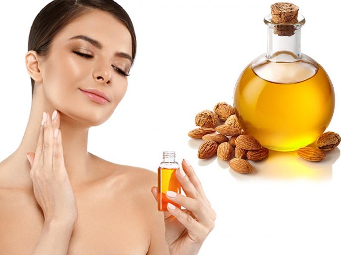 How prevent from skin problems and remove dark circles by using almond oil Myb | डार्क सर्कल्स त्वचेचा लूक बिघडवत असतील, तर बादामाचं तेल वापरून चेहरा होईल आकर्षक! How prevent from skin problems and remove dark circles by using almond oil Myb | डार्क सर्कल्स त्वचेचा लूक बिघडवत असतील, तर बादामाचं तेल वापरून चेहरा होईल आकर्षक!