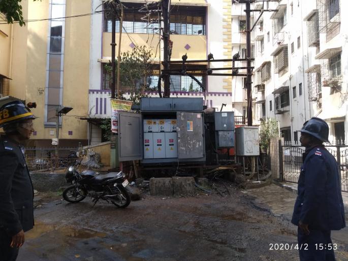 Fire at Transformer of Mahavitaran in Tilaknagar | टिळकनगरमध्ये महावितरणच्या ट्रान्सफॉर्मरला आग