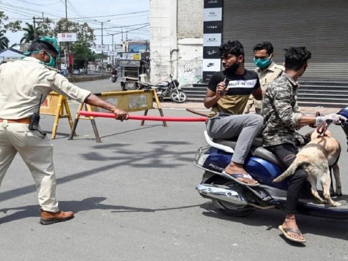 During the lockdown, five people were arrested by police who attacked on police and stone pelting pda | लॉकडाऊनदरम्यान बंदोबस्तावर असलेल्या पोलिसावर दगडफेक, ६ जणांना ठोकल्या बेड्या During the lockdown, five people were arrested by police who attacked on police and stone pelting pda | लॉकडाऊनदरम्यान बंदोबस्तावर असलेल्या पोलिसावर दगडफेक, ६ जणांना ठोकल्या बेड्या
