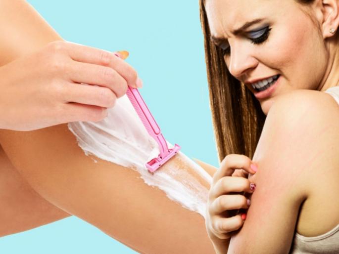 How to get rid of burns and rashes caused by razors while using it in lockdown myb | लॉकडाऊनमुळे वॅक्सिंगऐवजी रेजर?; मग खाज टाळण्यासाठी 'या' उपायांचा करा वापर How to get rid of burns and rashes caused by razors while using it in lockdown myb | लॉकडाऊनमुळे वॅक्सिंगऐवजी रेजर?; मग खाज टाळण्यासाठी 'या' उपायांचा करा वापर