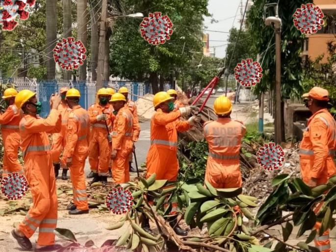 CoronaVirus News: Corona 'explodes' in NDRF; 50 jawans deployed during 'Amphan' in West Bengal positive | CoronaVirus News : NDRFमध्ये कोरोनाचा 'विस्फोट'; पश्चिम बंगालमध्ये 'अम्फान' दरम्यान तैनात 50 जवान पॉझिटिव्ह CoronaVirus News: Corona 'explodes' in NDRF; 50 jawans deployed during 'Amphan' in West Bengal positive | CoronaVirus News : NDRFमध्ये कोरोनाचा 'विस्फोट'; पश्चिम बंगालमध्ये 'अम्फान' दरम्यान तैनात 50 जवान पॉझिटिव्ह