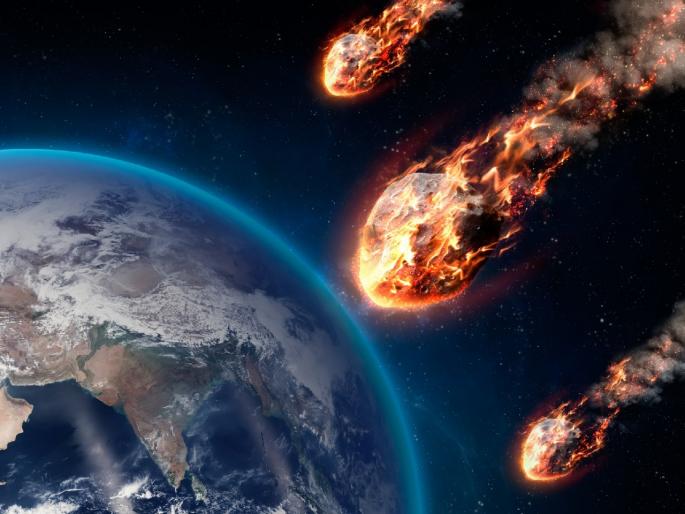 five more space rocks headed towards earth | बापरे! पृथ्वीच्या दिशेने येतंय आणखी एक नवं संकट; नासानं दिला इशारा five more space rocks headed towards earth | बापरे! पृथ्वीच्या दिशेने येतंय आणखी एक नवं संकट; नासानं दिला इशारा