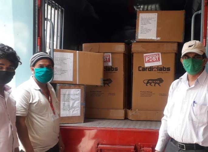 coronavirus: Indian Postal Railway Parcel Service delivers ventilators from Nagpur to Thane within 24 hours | coronavirus: भारतीय टपाल रेल्वे पार्सल सेवेने नागपूरहून ठाण्यात २४ तासांच्या आत पोहोचवले व्हेंटिलेटर्स