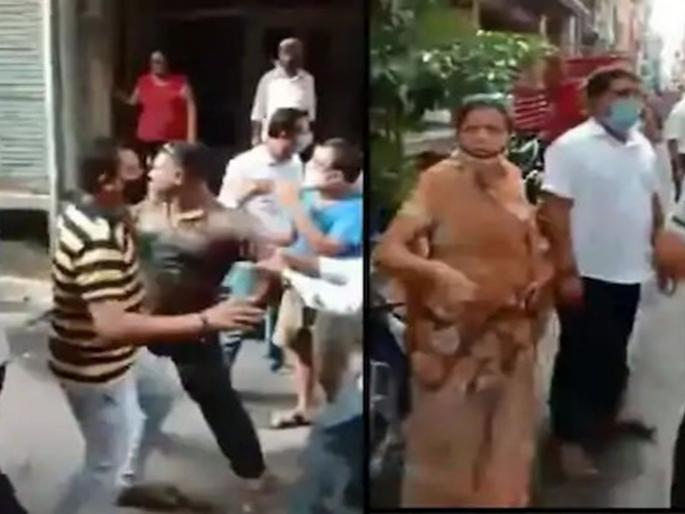 Fighting women participated in the tribute meeting and the video of the fight went viral | श्रद्धांजली सभेत राडा, महिलांचा सहभाग असून हाणामारीचा व्हिडीओ व्हयरल Fighting women participated in the tribute meeting and the video of the fight went viral | श्रद्धांजली सभेत राडा, महिलांचा सहभाग असून हाणामारीचा व्हिडीओ व्हयरल
