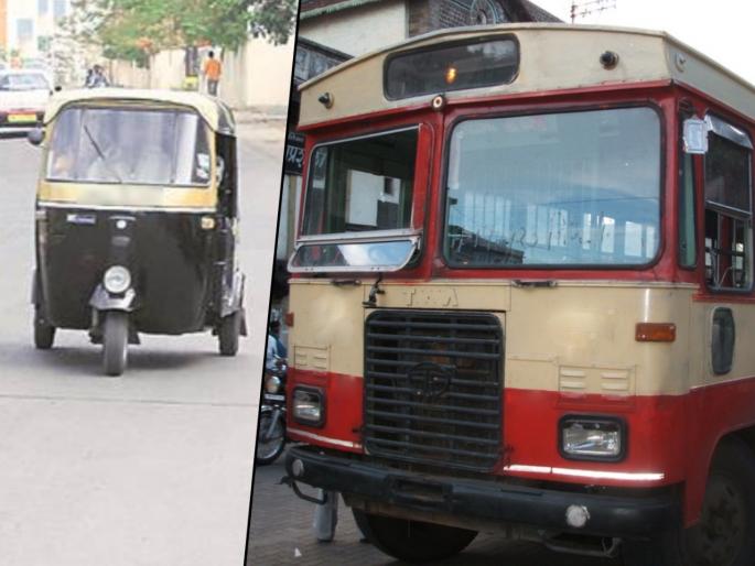 Punishment of rickshaw driver in case of beating of bus conductor | बस वाहकास मारहाण प्रकरणात रिक्षा चालकाला शिक्षा Punishment of rickshaw driver in case of beating of bus conductor | बस वाहकास मारहाण प्रकरणात रिक्षा चालकाला शिक्षा