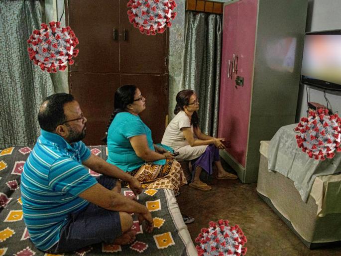 CoronaVirus News : Us research revealed that being at home does not make you safe from coronavirus | कोरोनाच्या भीतीने घरात राहणाऱ्या लोकांमध्ये कोरोना संक्रमणाचं प्रमाण जास्त; संशोधनातून खुलासा CoronaVirus News : Us research revealed that being at home does not make you safe from coronavirus | कोरोनाच्या भीतीने घरात राहणाऱ्या लोकांमध्ये कोरोना संक्रमणाचं प्रमाण जास्त; संशोधनातून खुलासा