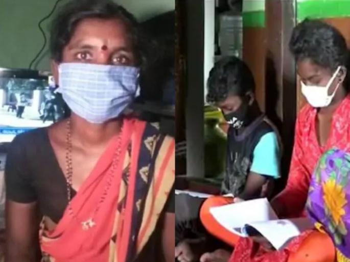 Mother sold mangal sutra for the education of children bought tv | ऑनलाईन शिक्षणासाठी आईनं गहाण ठेवलं 'सौभाग्याचं लेणं'; मुलांसाठी खरेदी केला टीव्ही Mother sold mangal sutra for the education of children bought tv | ऑनलाईन शिक्षणासाठी आईनं गहाण ठेवलं 'सौभाग्याचं लेणं'; मुलांसाठी खरेदी केला टीव्ही