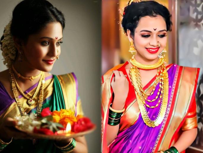 Ganesh chaturthi heres how you can get the traditional maharashtrian look | Ganesh Chaturthi 2020 : गणेशोत्सवात 'या' टिप्स वापरून झटपट मिळवा मराठमोळा पारंपारिक लूक Ganesh chaturthi heres how you can get the traditional maharashtrian look | Ganesh Chaturthi 2020 : गणेशोत्सवात 'या' टिप्स वापरून झटपट मिळवा मराठमोळा पारंपारिक लूक