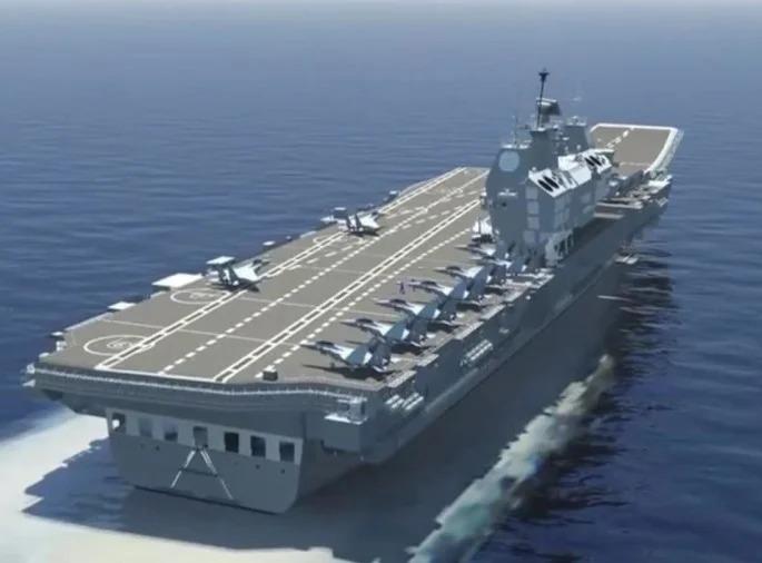india first indigenous aircraft carrier ins vikrant undergoing trials know its characteristics | देशी युद्धनौका INS Vikrant मारणार अथांग समुद्रात सूर; 26 लढाऊ विमानांसह चाचणी सुरू india first indigenous aircraft carrier ins vikrant undergoing trials know its characteristics | देशी युद्धनौका INS Vikrant मारणार अथांग समुद्रात सूर; 26 लढाऊ विमानांसह चाचणी सुरू