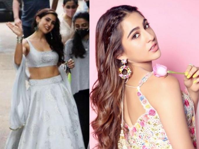 Sara Ali Khan starts shooting amid the new normal; says ‘Finally back to the first love of my life’ | सारा अली खानने केली शूटिंगला सुरूवात, सिल्वर रंगाच्या लेहंगामध्ये दिसली कमालीची सुंदर Sara Ali Khan starts shooting amid the new normal; says ‘Finally back to the first love of my life’ | सारा अली खानने केली शूटिंगला सुरूवात, सिल्वर रंगाच्या लेहंगामध्ये दिसली कमालीची सुंदर